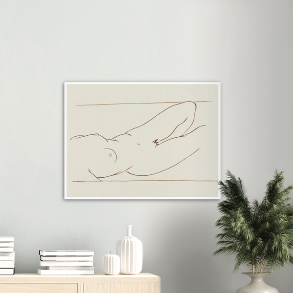 Reclining Nude No.1 - Poster