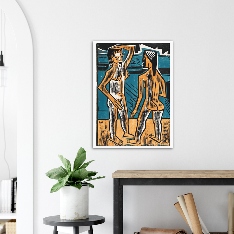 Two Standing Nudes - Poster