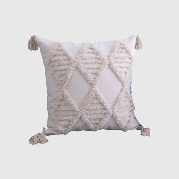 Alana Handmade Cushion Cover - 45 x 45 - Natural - Munde Home