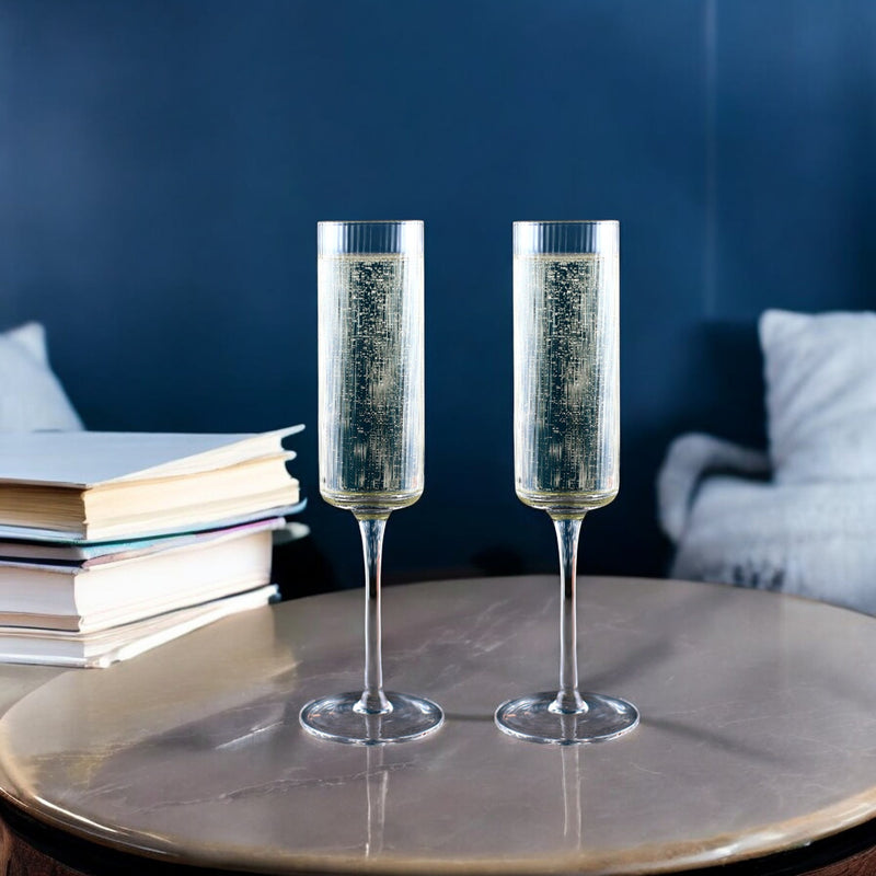 Chloe - Champagne Flutes - Set of 6 - Munde Home