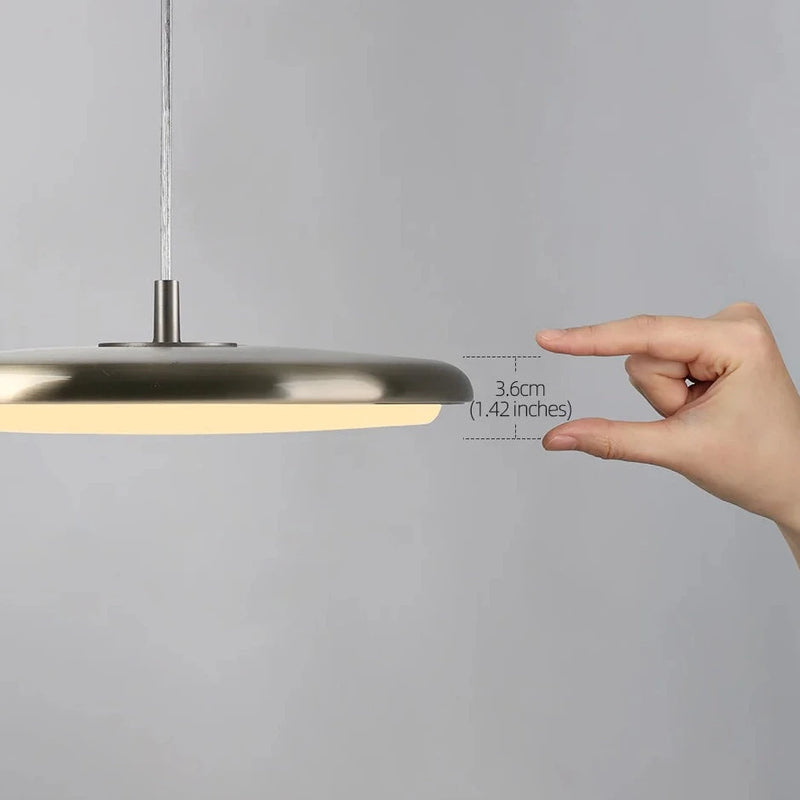 Zenith - Disc Pendant - Nickel