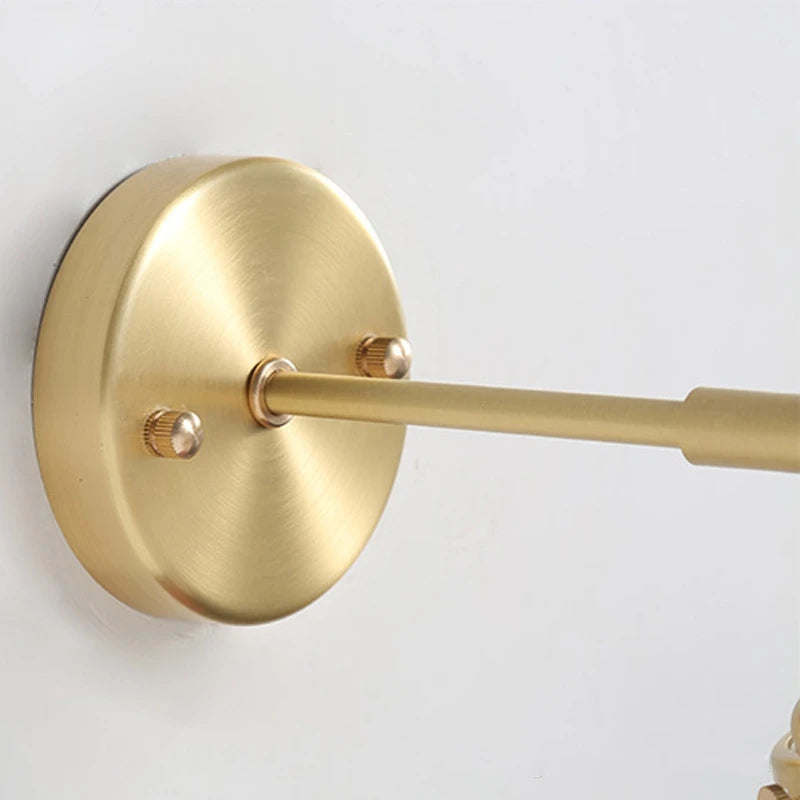 Camille Wall Light - Natural & Gold