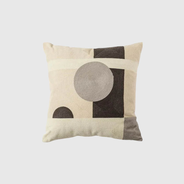 Harmony Handmade Cushion Cover - 45 x 45 - Silver Grey - Munde Home