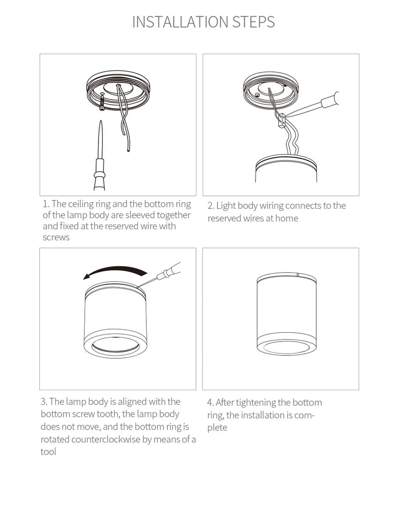 Essence Dimmable Anti-Glare Surface LED Downlight - Gold