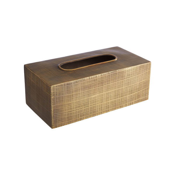Igor - Tissue Box - Antique Brass