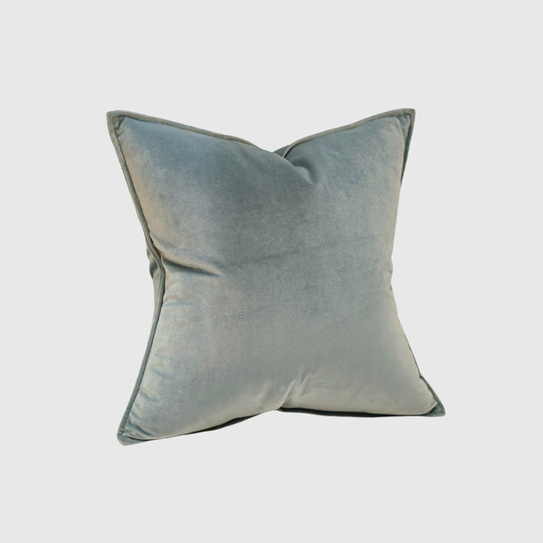 Jodie Handmade Cushion Cover - 45 x 45 - Soft Blue - Munde Home