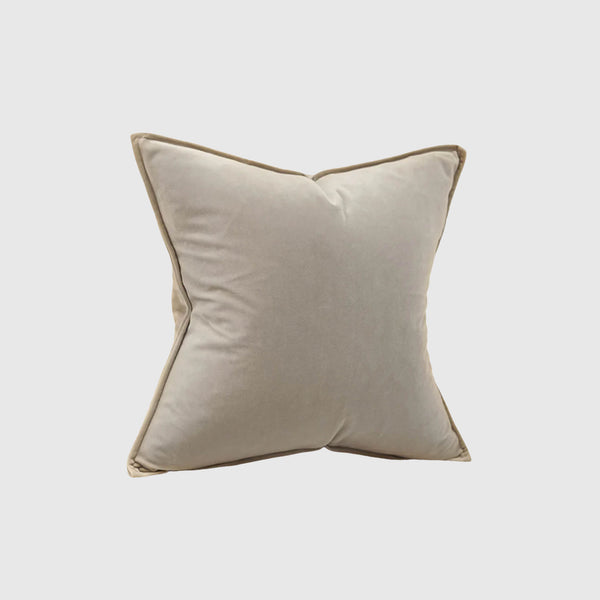 Jodie Handmade Cushion Cover - 45 x 45 - Soft Grey - Munde Home