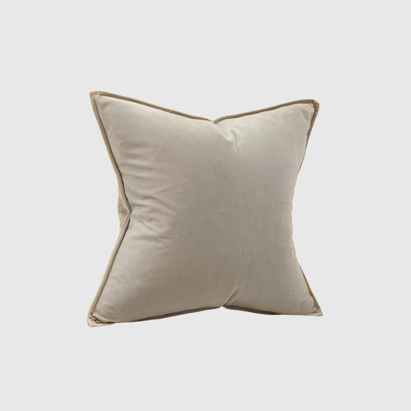Jodie Handmade Cushion Cover - 45 x 45 - Soft Grey - Munde Home