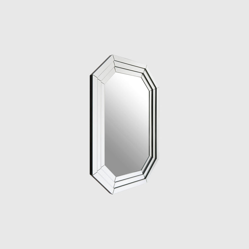 Kai - Octagonal Wall Mirror - Silver