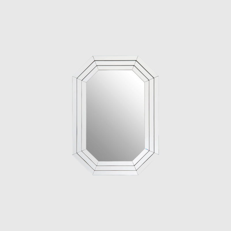 Kai - Octagonal Wall Mirror - Silver