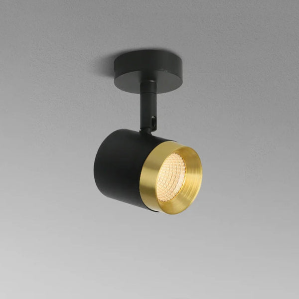 Aether Adjustable LED Spotlight - Black & Gold