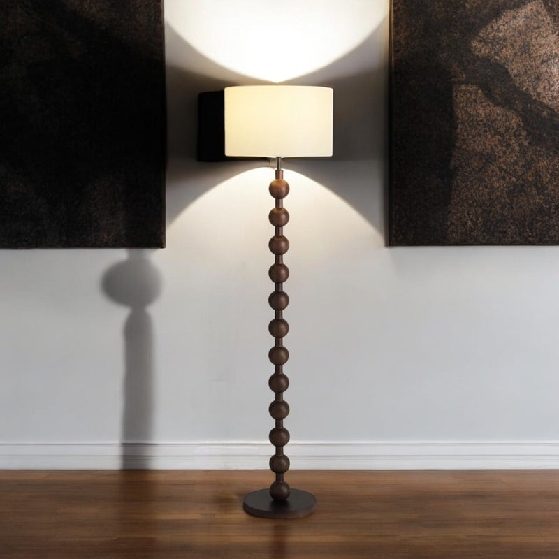 Caterina - Floor Lamp - Dark Wood