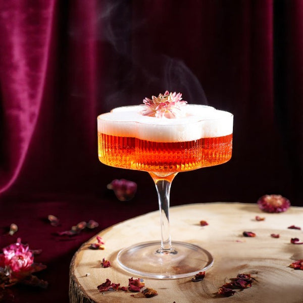 Dali – Fleur Coupe Cocktail Glasses - Set of 4