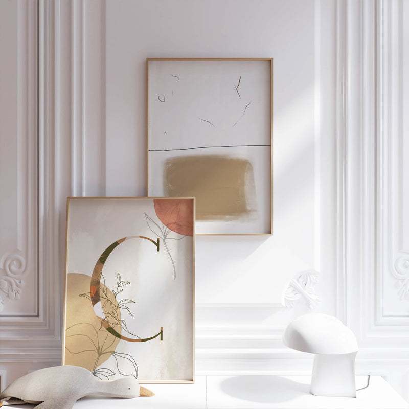 Floral Letter C - Poster - Munde Home