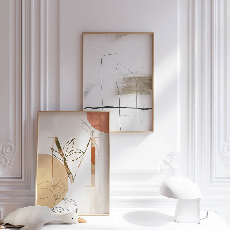 Floral Letter M - Poster - Munde Home