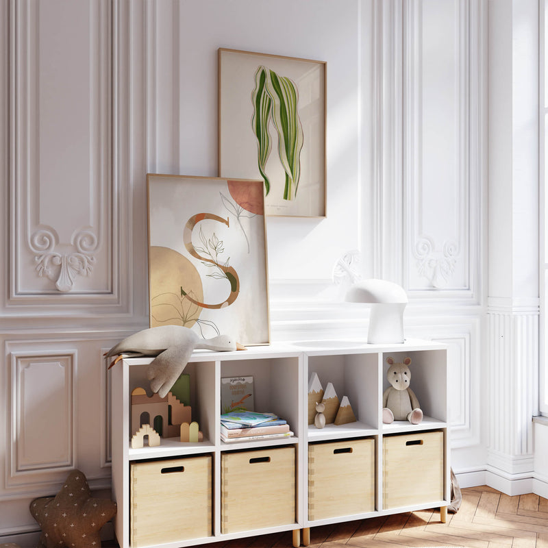 Floral Letter S - Poster - Munde Home