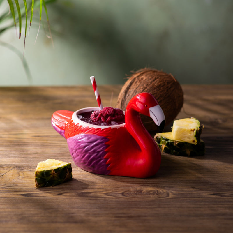 Flamingo Handmade Ceramic Tumbler
