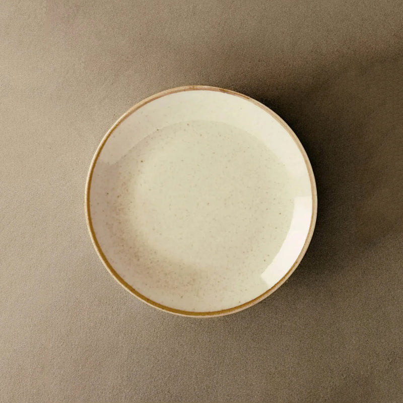 Linen - Porcelain Side Plates - Set of 6 - Munde Home