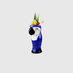 Parrot Blue Handmade Ceramic Tumbler