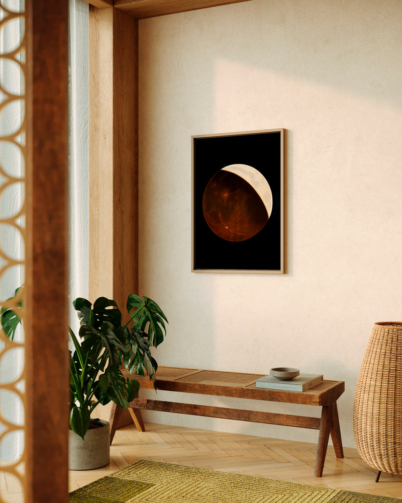 Partial Eclipse of The Moon - Poster