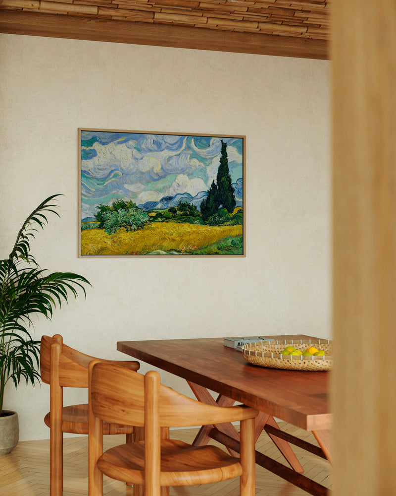 Van Gogh Wheat Fields with Cypresses - Poster - Munde Home