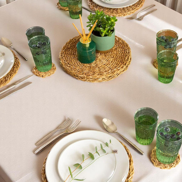 Florence - Woven Seagrass Placemat & Coasters - Set of 12