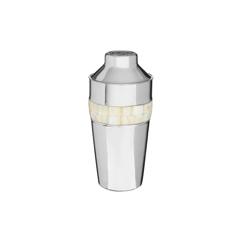 Natalia - Cocktail Shaker - Silver & Mother of Pearl