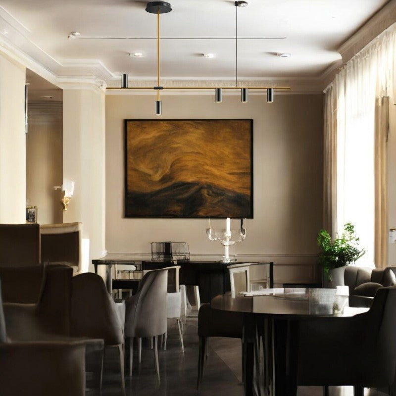 Nels Chandelier - Black & Gold - Munde Home