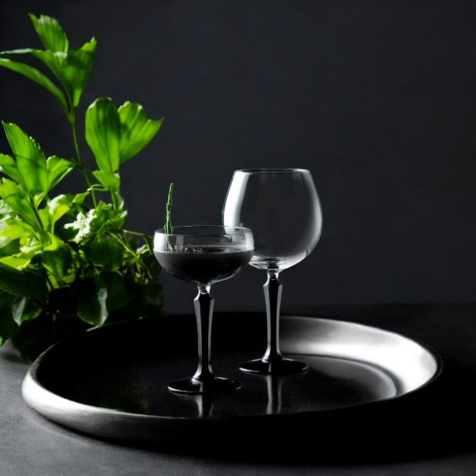 Noir - Gin Glasses - Set of 4 - Munde Home