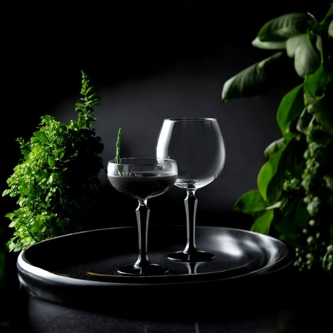 Noir - Gin Glasses - Set of 4 - Munde Home