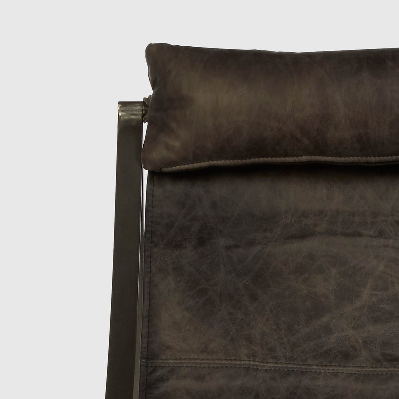 Nora - Leather Chair - Black