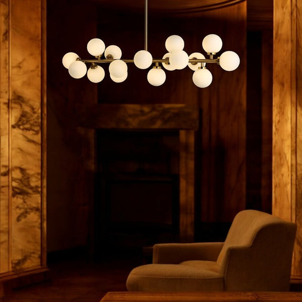Nuvola Chandelier - Gold - Munde Home