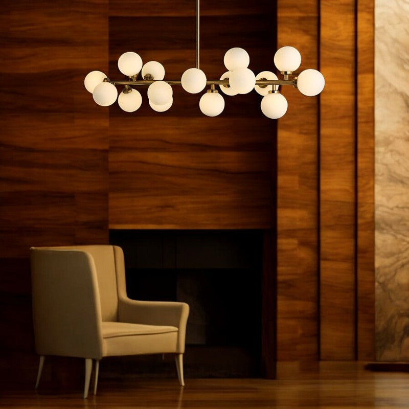 Nuvola Chandelier - Gold - Munde Home