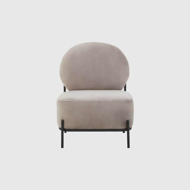 Grace - Lounge Chair - Mink Velvet