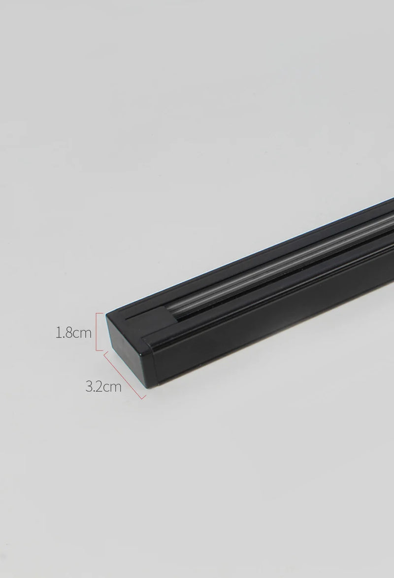 Nexus LED Track Light Rail - 0.5M - White/Black