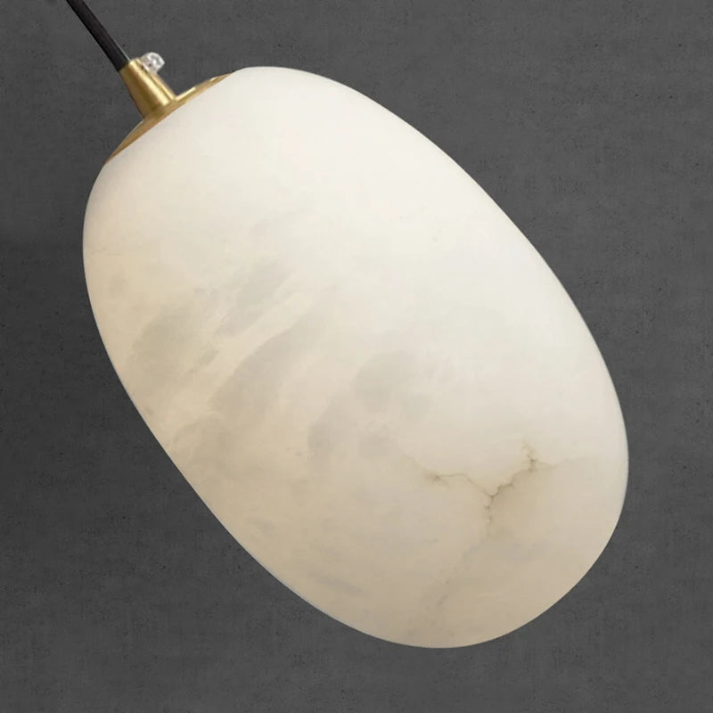 Francesco - Pendant - Alabaster & Gold