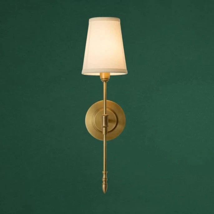 Valentina Wall Light - Natural & Gold