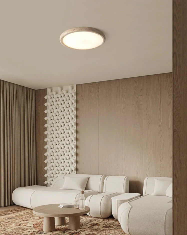Michele Flush Mount - Travertine