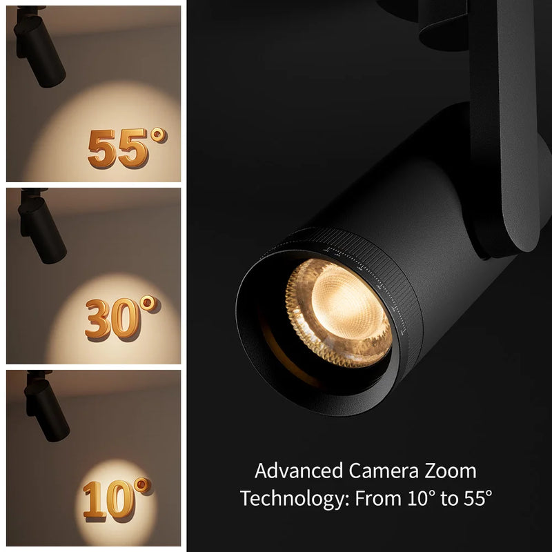 Minima Adjustable Surface LED Downlight - Black