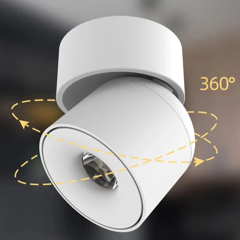 Nova Adjustable Dimmable LED Spotlight - White
