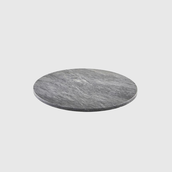 Sofia - Grey Marble Round Tray - Large