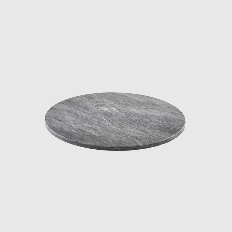 Sofia - Grey Marble Round Tray - Large