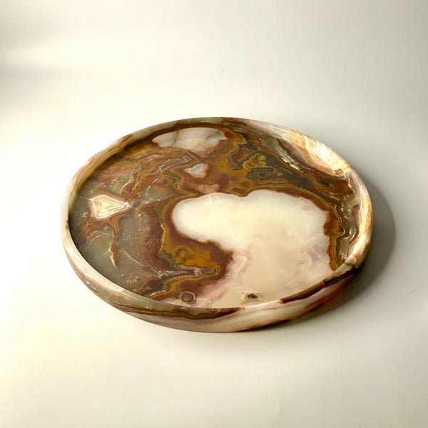 Tessa - Onyx Round Tray