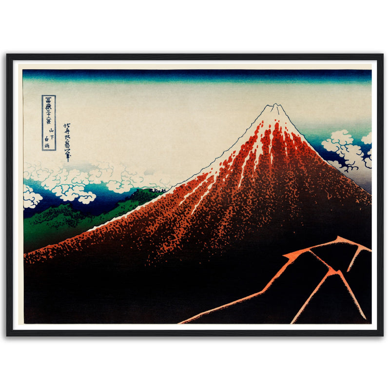 Katsushika Hokusai Sanka Hakuu - Poster