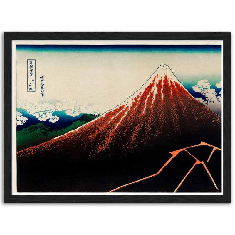 Katsushika Hokusai Sanka Hakuu - Poster