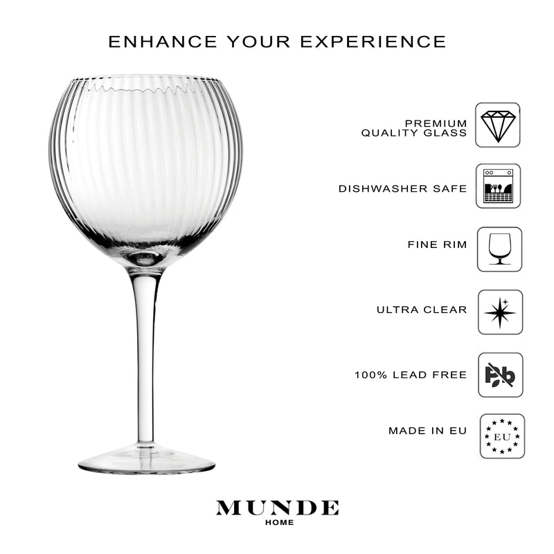 Chloe - Gin Glass Set of 6 - Munde Home