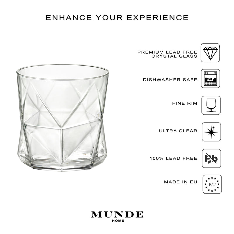 Lara - Whisky Glass Set of 4 - Munde Home