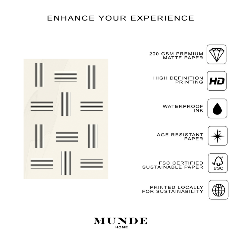 Bold Lines - Poster - Munde Home