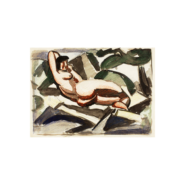 Carl Newman Reclining Nude Women - Poster