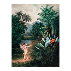 Robert John Thornton Cupid Inspiring Plants with Love - Poster